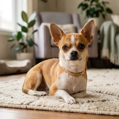 Adorable Chihuahua Dog with Shiny Fur and Bright Eyes