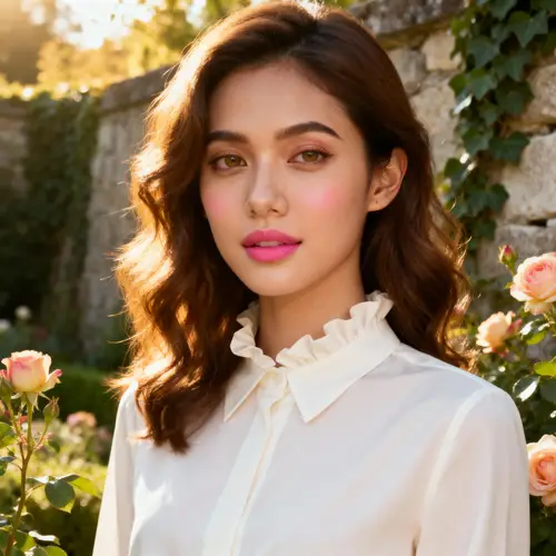 Mixed Heritage Woman: Filipino, English, French Features