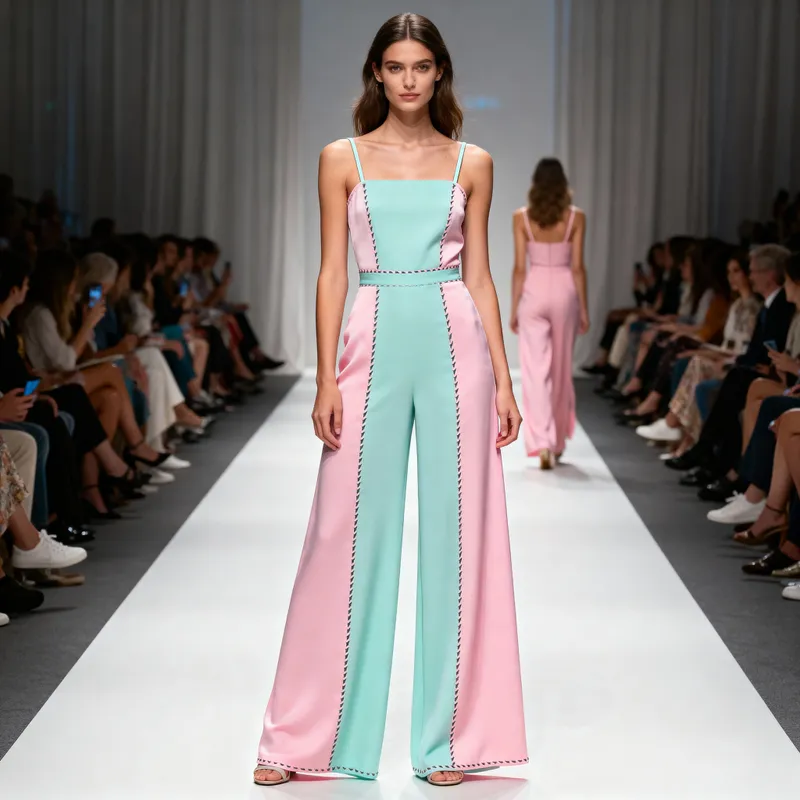 Pattern for Stylish Palazzo Jumpsuit Design