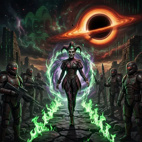 DC Harley Quinn Emerges: Green Flame, Black Hole Sun, Cosmic Horror