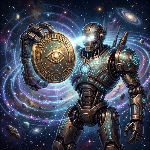 ORACLE COIN: Unveiling A Giant Robot Lifting The Coin