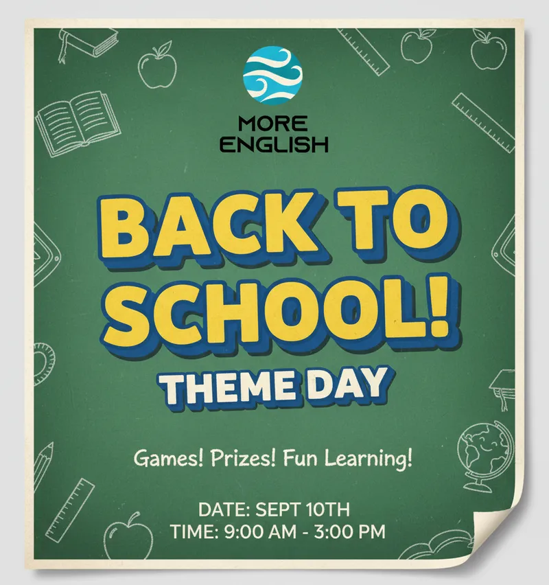 Back to School Theme Day Poster