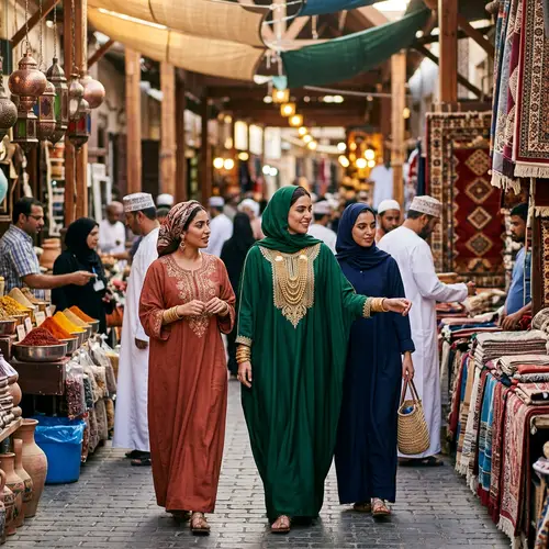 Stylish Arab Women in Bazar Fashion