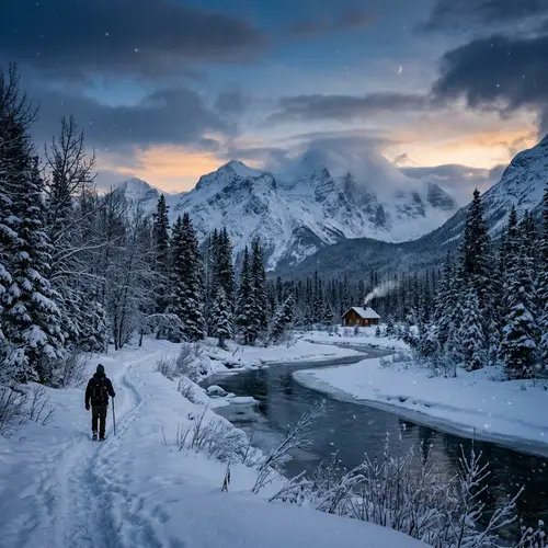 Profound Atmospheric Depiction of Winter Season