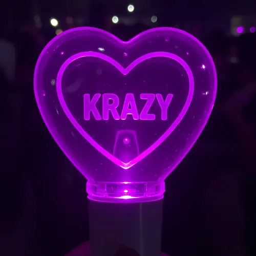 KRAZY Purple Kpop Glow Stick - Light Up the Night