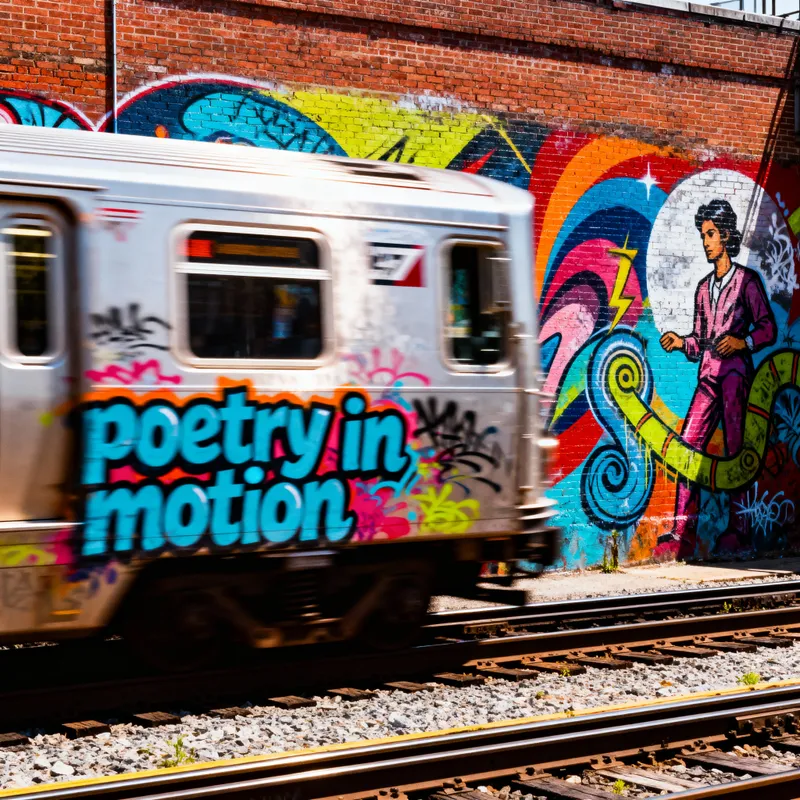 Poetry in Motion: Graffiti Art on Trains