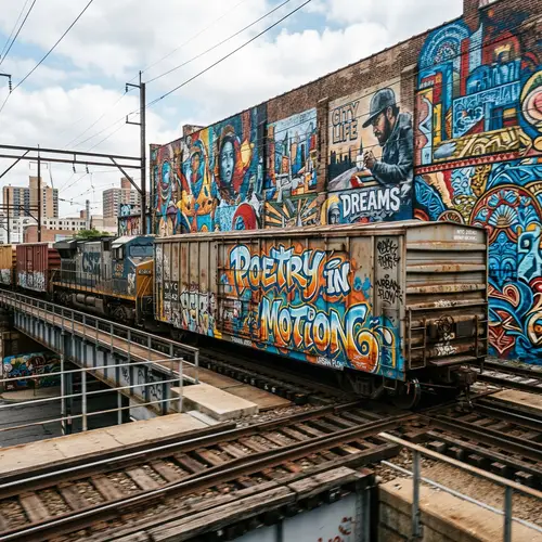 Poetry in Motion: Graffiti Art on Trains