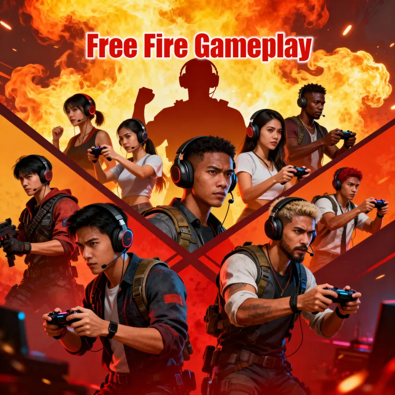 Epic Free Fire Gameplay Thumbnail Design