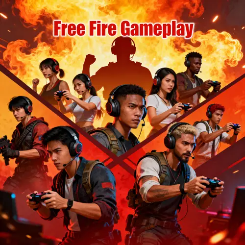 Epic Free Fire Gameplay Thumbnail Design
