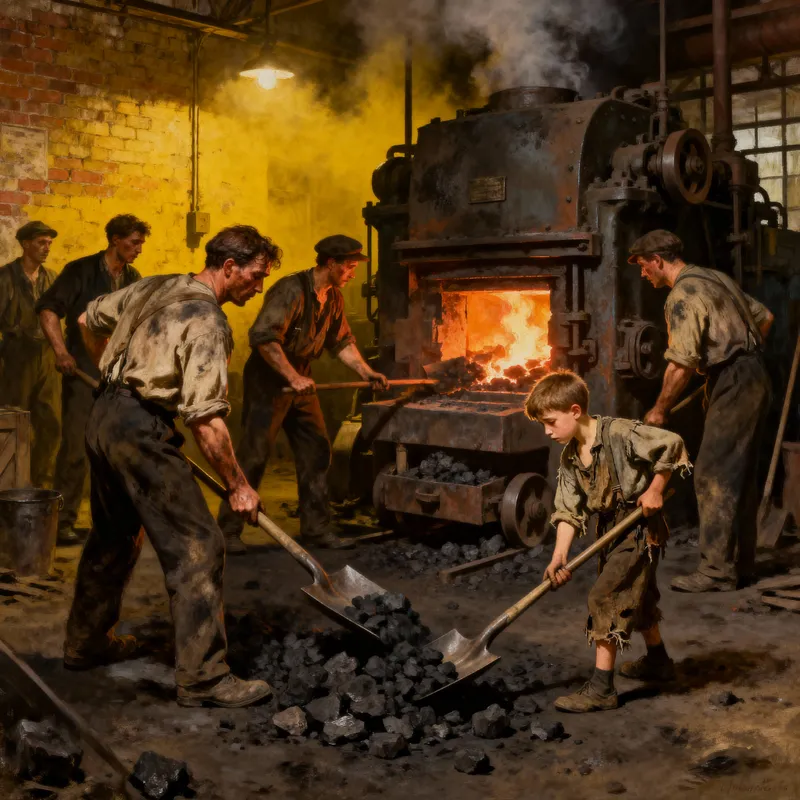Life in the Industrial Age: A Hard Day's Work