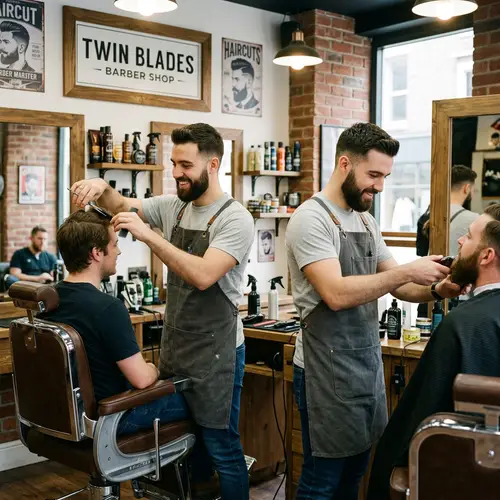 Twin Brother Barber: Transforming Styles Together