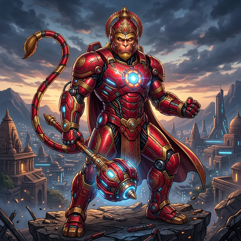 Hanuman in Iron Man Suit: Myth Meets Technology Hanuman in Iron Man Suit: Myth Meets Technology