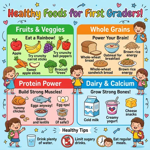 Healthy Foods for First Graders