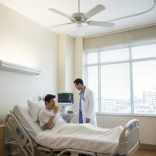 Hospital Room Experience with Doctor Support