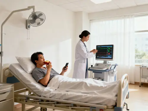 Hospital Room Experience with Doctor Support