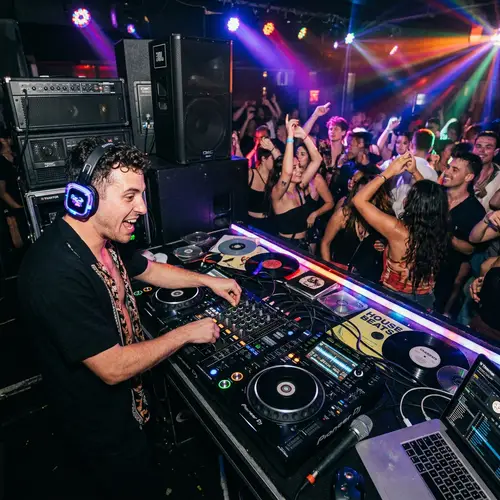 Electrifying DJ Experience in a Nightclub
