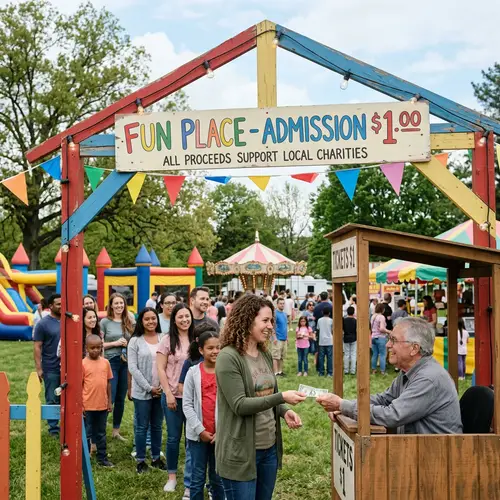 Fun Place with $1 Admission Fee