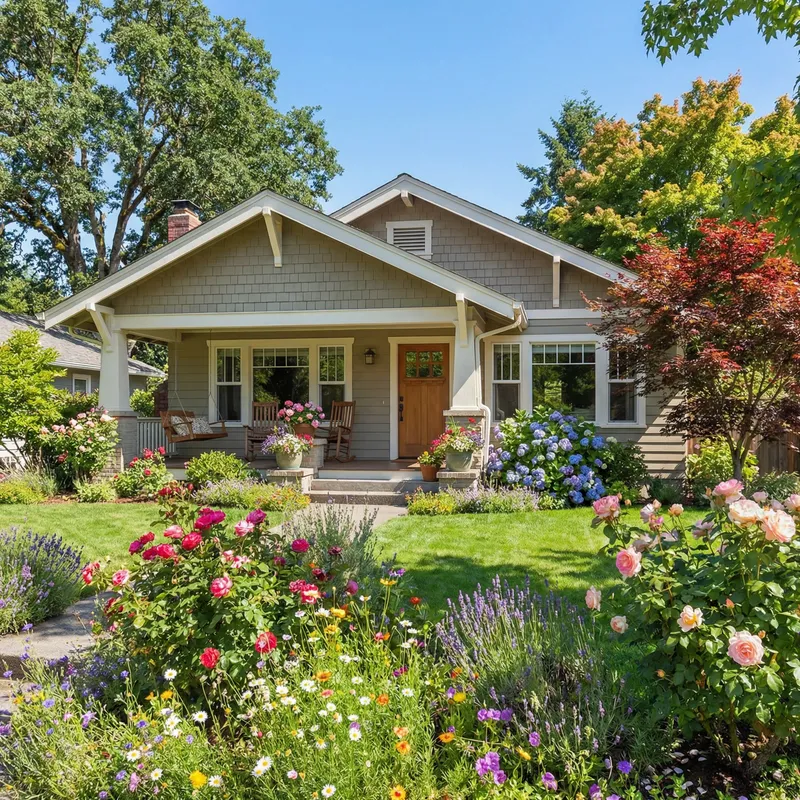 Charming Single-Story House with Garden