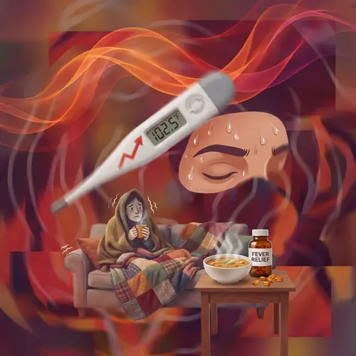 Exploring Fevers: Symbolic Depictions of High Body Temperature