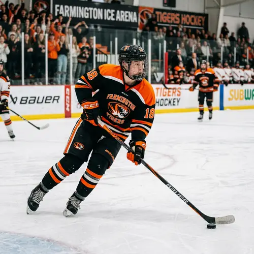 Farmington Tiger Hockey Player Gear