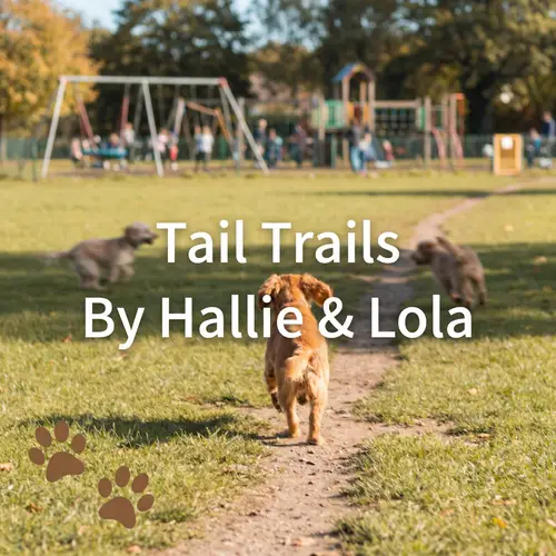 A Vibrant Scene of Dogs Playing and Running