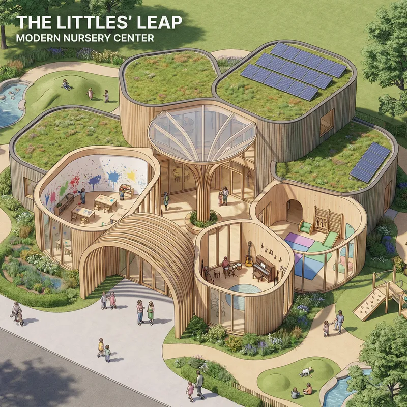 Best Nursery Center Architecture Design | Welcoming & Safe Spaces Best Nursery Center Architecture Design | Welcoming & Safe Spaces