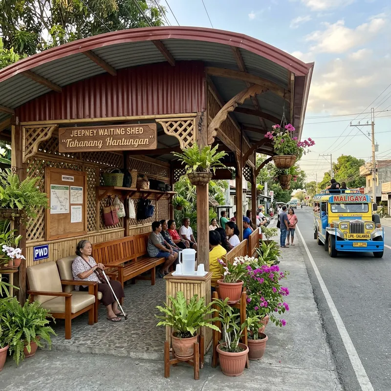 Unique Jeepney Waiting Shed Design