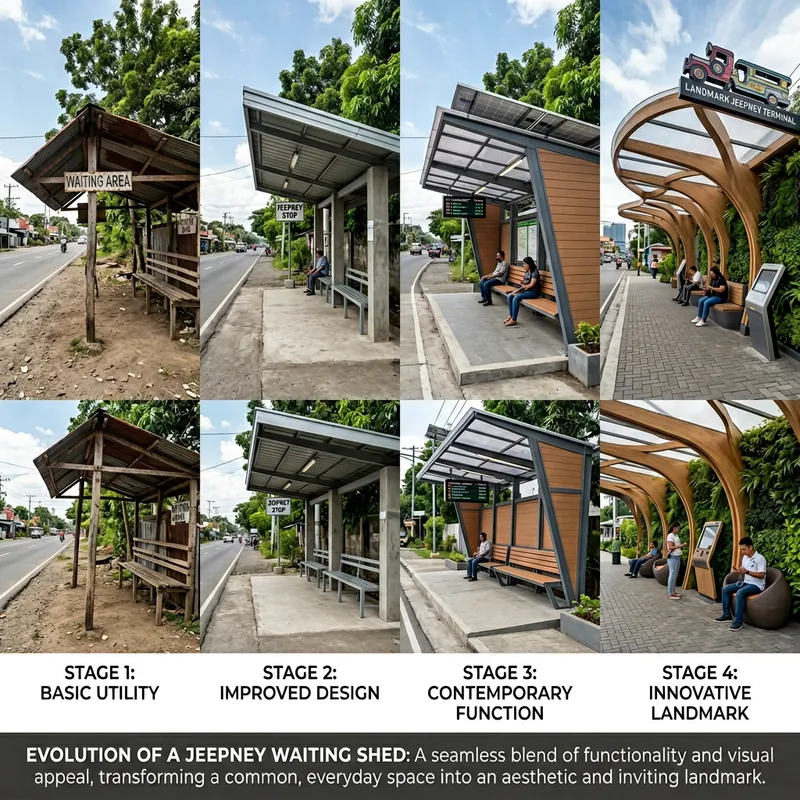 Waiting Shed Design Evolution: Form and Concept Statement