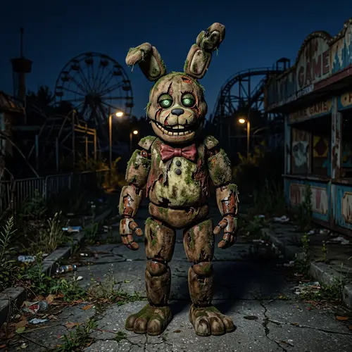 Springtrap: The Eerie Animatronic Rabbit