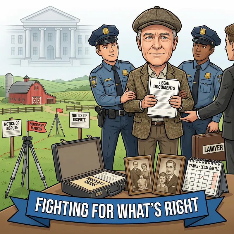 Landlord Dispute Cartoon: Legal Battle Depicted Landlord Dispute Cartoon: Legal Battle Depicted