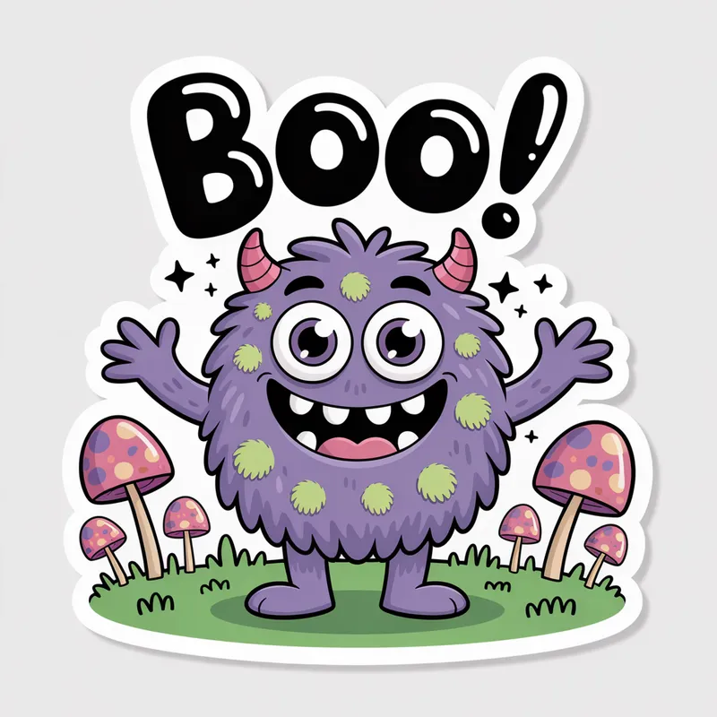 Creative Monster Stickers for Every Occasion