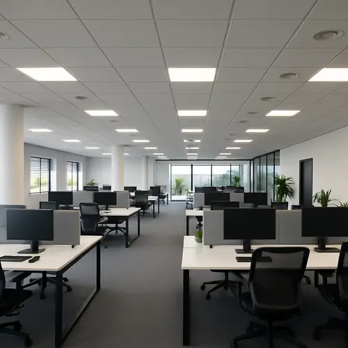 Modern Open Space Office Design for Tech Companies