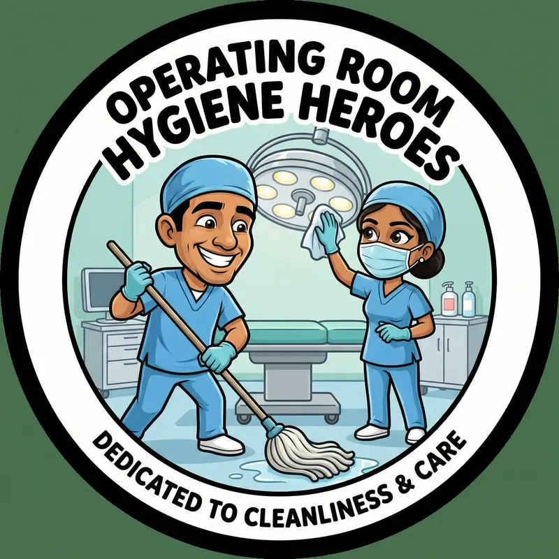 Caricature Logo for Operating Room Nurses