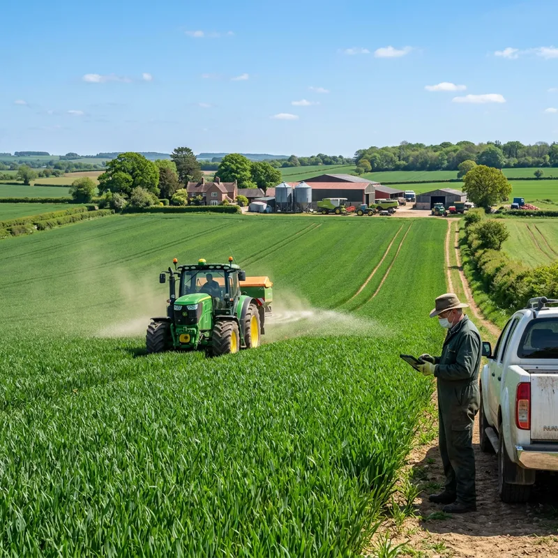 Agriculture Fertilizer Application | Farming Scene