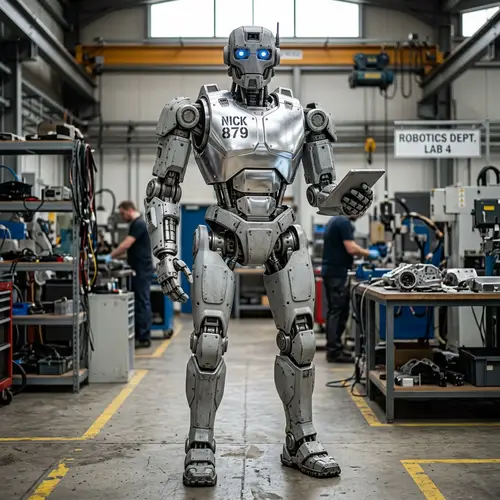 Nick 879: The Intelligent Blue-Eyed Robot