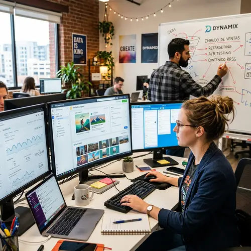 Digital Marketer Creating Compelling Social Media Ads | Company Name