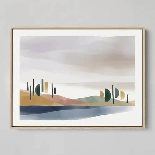 Minimalist Abstract Landscape Artwork