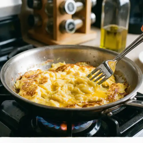 Scrambled Eggs Recipe: Delicious Fluffy Eggs in a Frying Pan