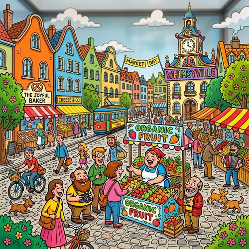 Colorful Cartoon-like Aesthetics in Animation Scene