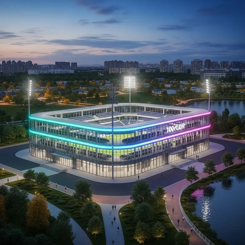 Modern Small Football Stadium Design