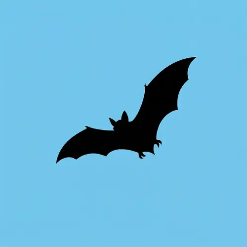 Reimagined Twitter Logo with Bat Silhouette | Whimsical Design
