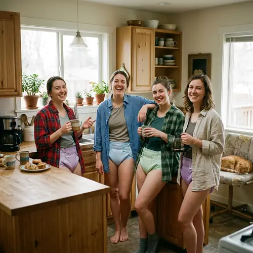 Playful Coffee Time with Friends