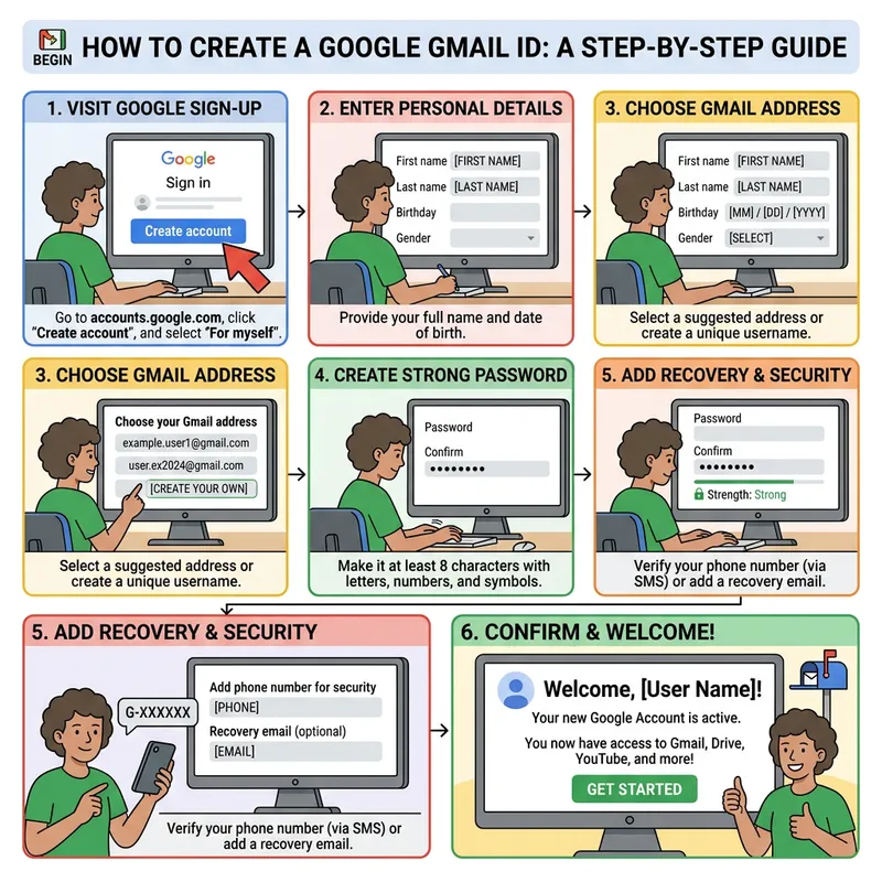 How to Create Google Gmail ID Easily