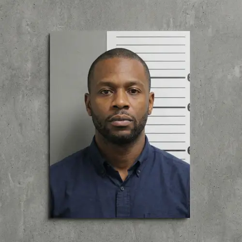 Professional Mugshot of Black Man