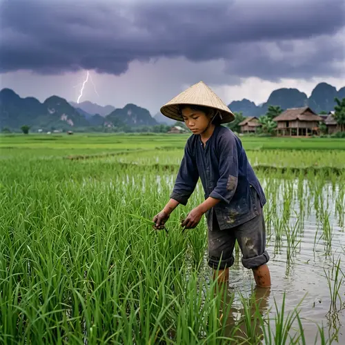 Historical Tale of Linh: Rice Fields in 1802