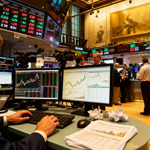 B Roll Share Market Footage