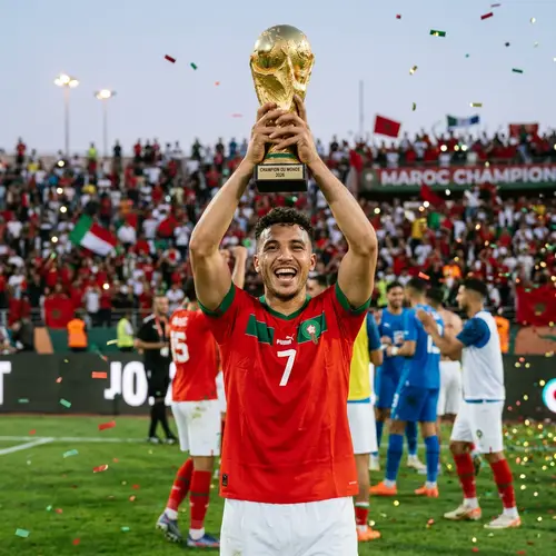 Lamine Yammal Moroccan Soccer Player World Cup Winner