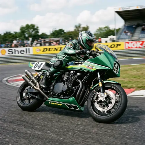 H2 Kawasaki Inspired High-Performance Race Motorcycle