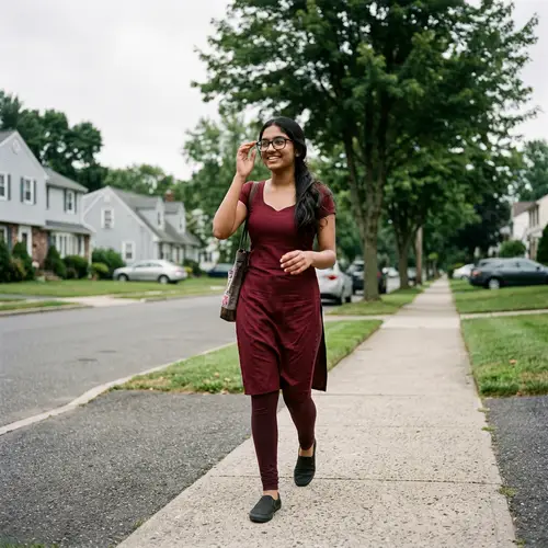 Candid Portrait of an 18-Year-Old Indian Woman