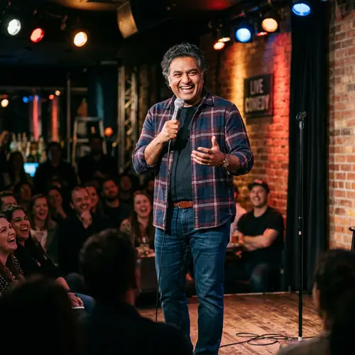 Charismatic South Asian Stand-up Comedian | Live Performance